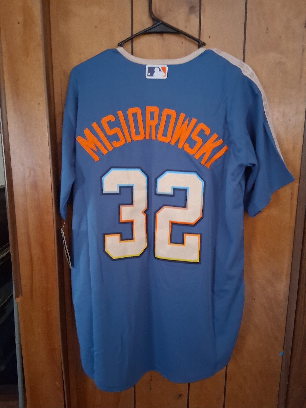 Mystery Card With Jacob Misiorowski Milwaukee Brewers City Connect Small Jersey